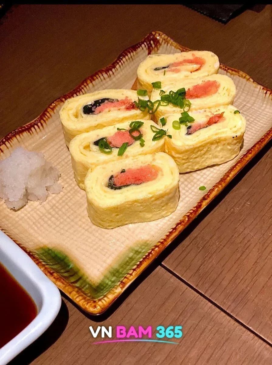 호치민 망게츠 소주 바 명란 다시마키 계란말이와 무즙